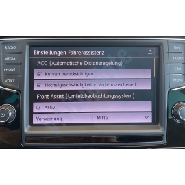 ACC option predictive control MQB